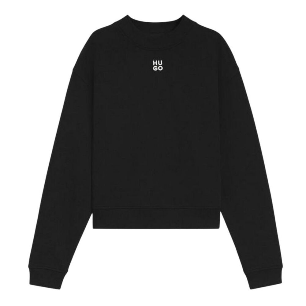 Hugo Womens/Ladies Logo Hoodie / Black